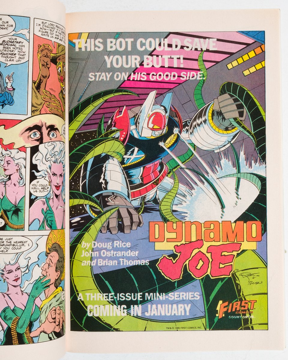 an ad for the debut of the mini-series after a stint in Mars and First Adventures.