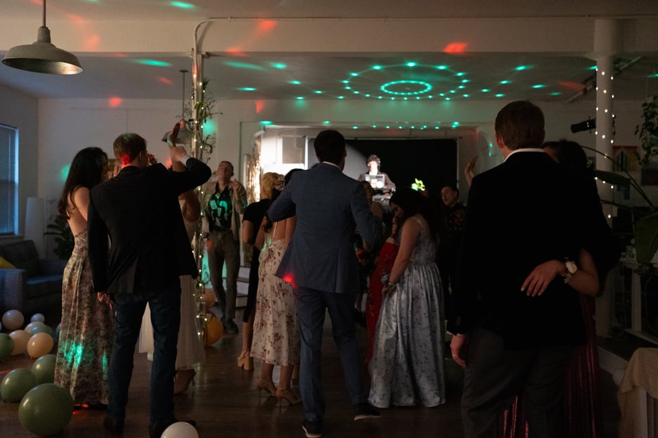 People dancing at Prom.