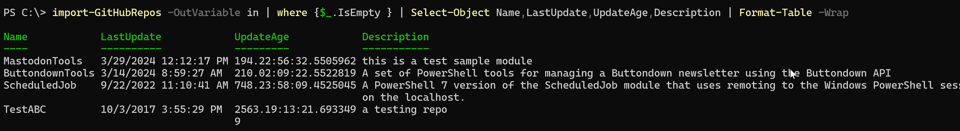 Using type extension properties