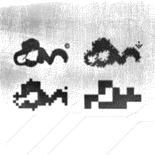 Abstraction in four steps of the Cotton Mouth logo