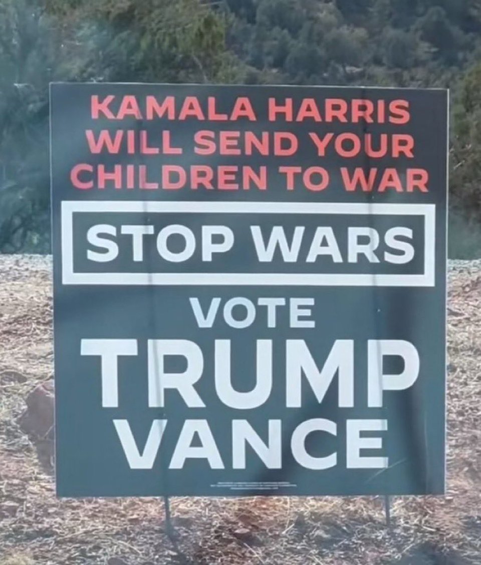 Maga attacking Kamala as a warmonger