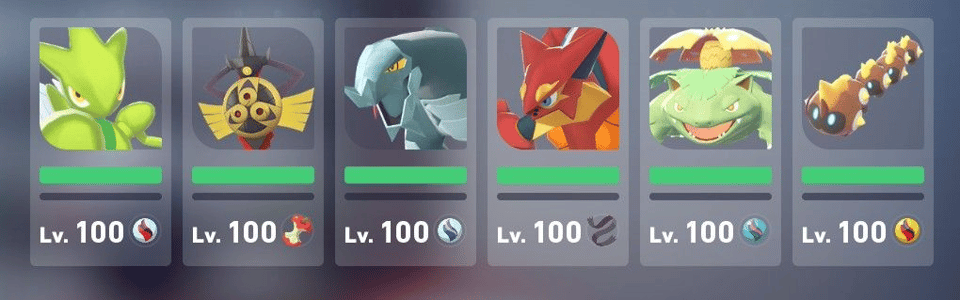 Shiny Scizor, Shiny Aegislash, Shiny Baxcaliber, Volcanion, Shiny Venusaur, Shiny Falinks