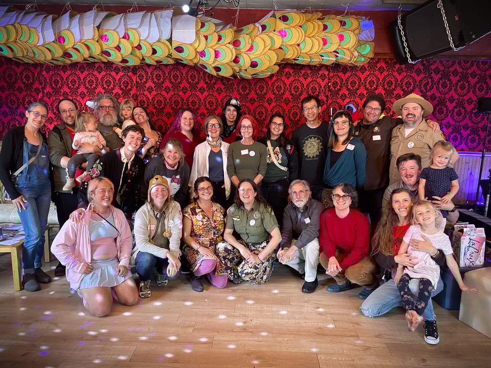 10th anniversary group, inside!