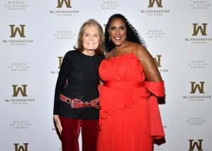 Teresa C. Younger with Gloria Steinem, one of the Founding Mothers of the Ms. Foundation.