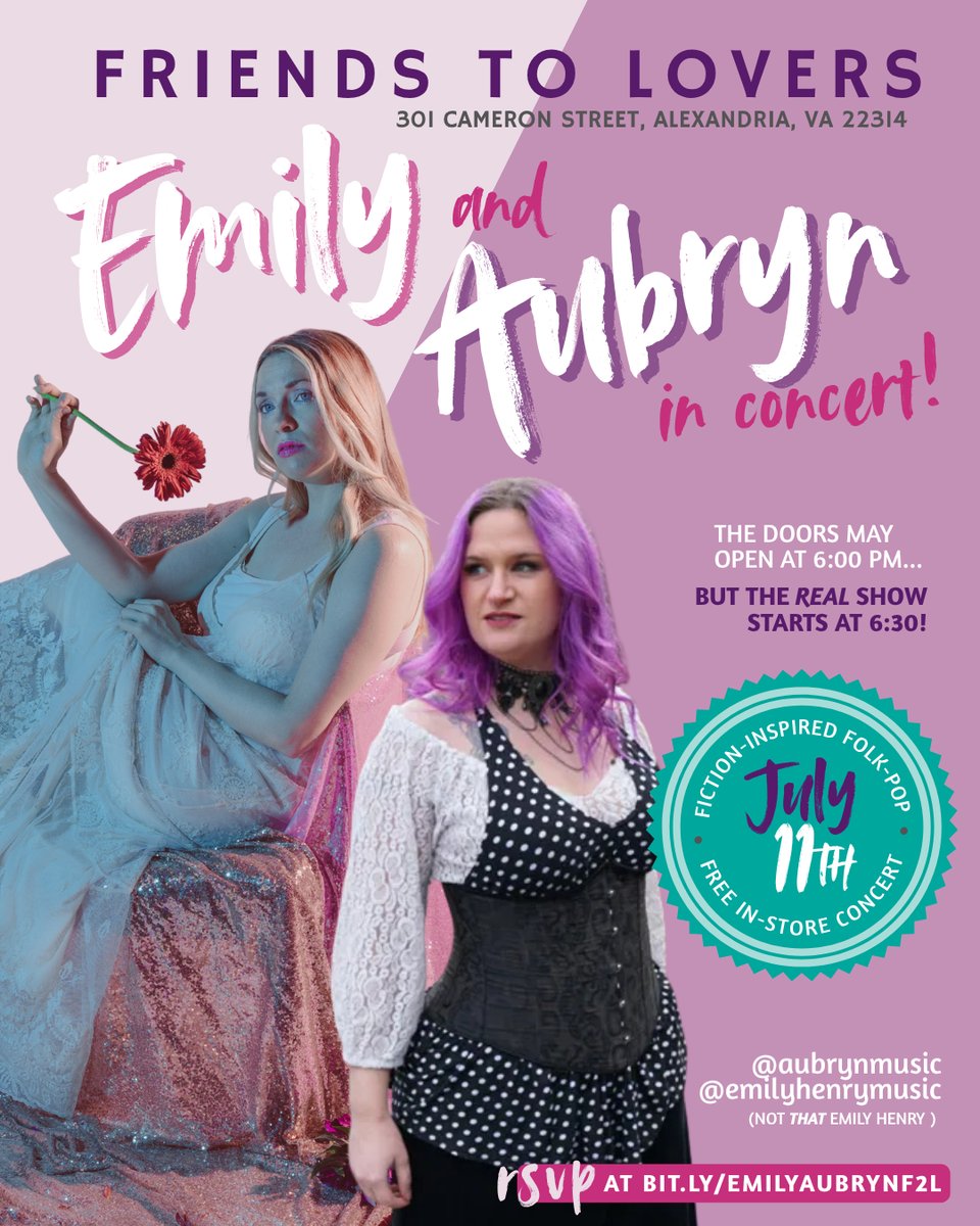 The Aubryn & Emily Tourstravaganza starts TOMORROW!!!