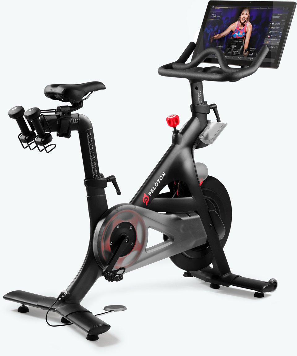 A Peloton bike.