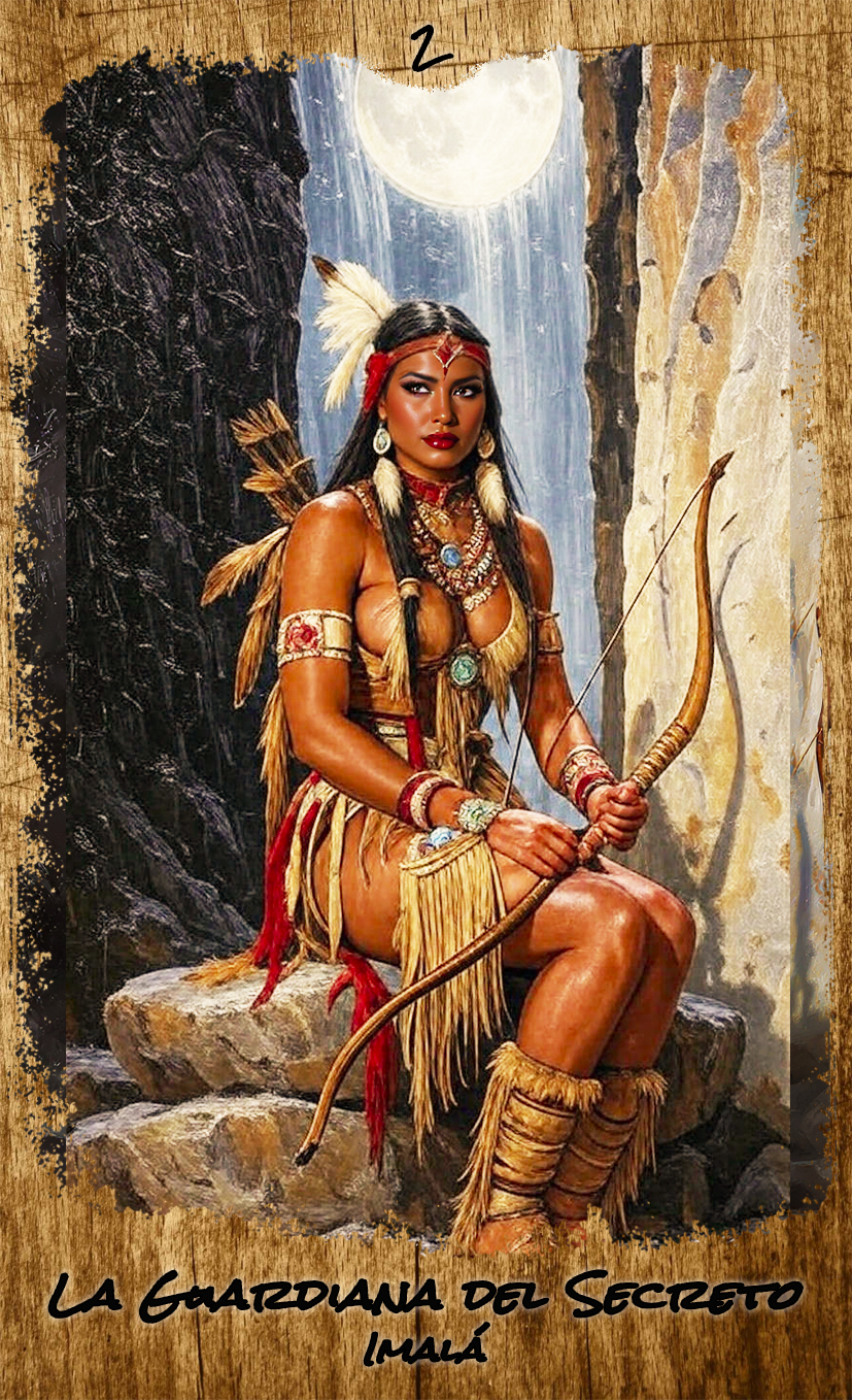 La Guardiana Del Secreto - Carta de Tarot