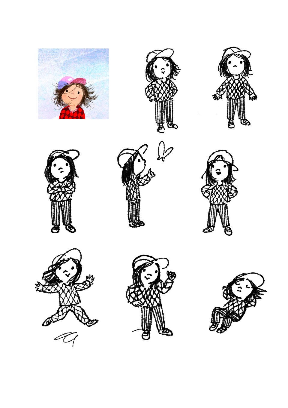 character sketches of Bean from I Am Strong Just Being Me