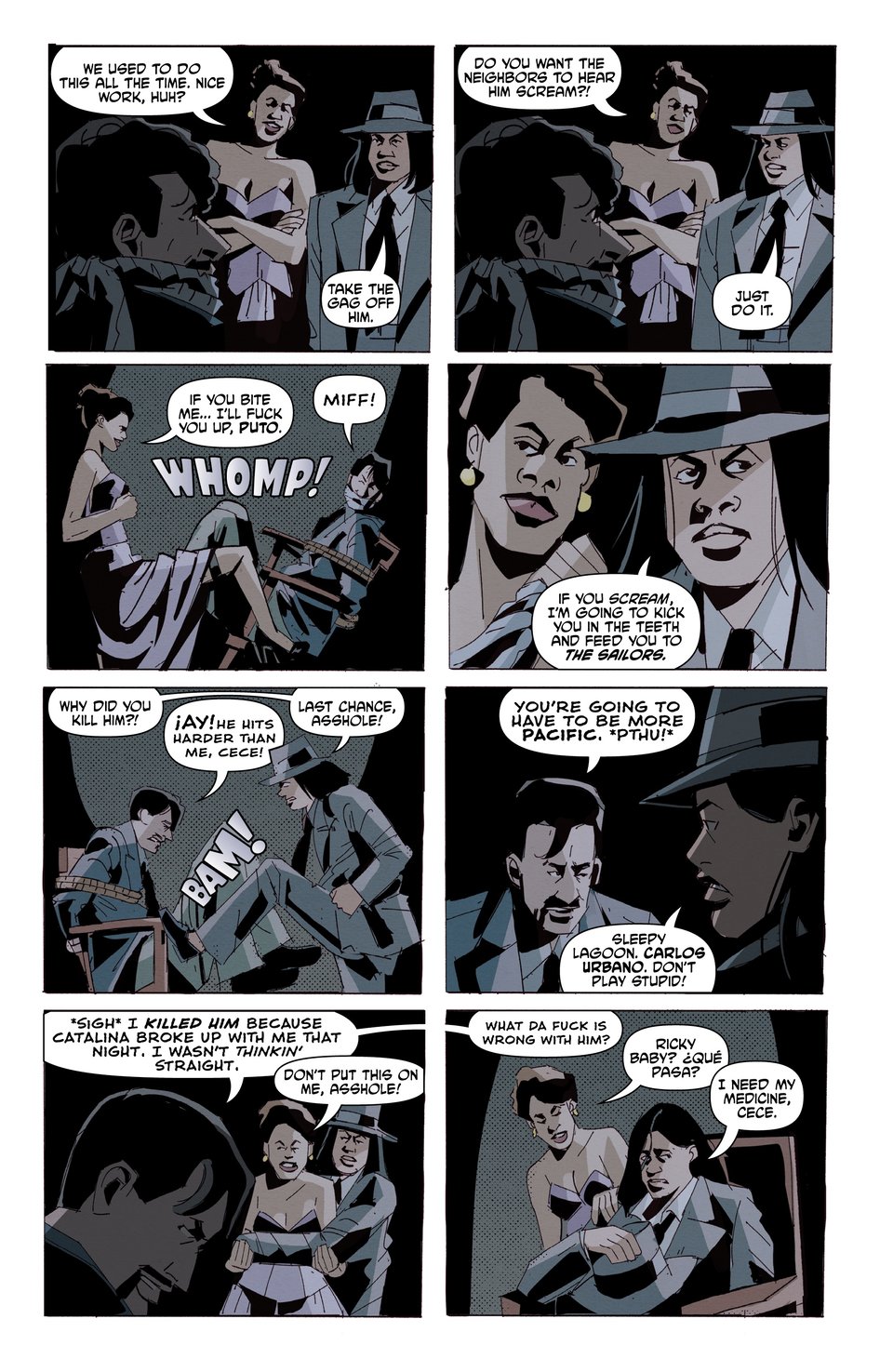death to pachuco art by rachel merril, lee loughridge, henry barajas