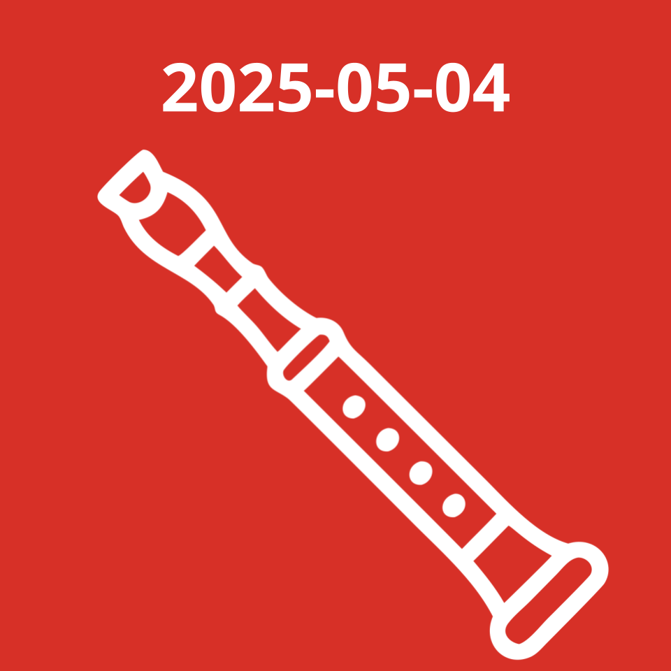 Icon of a recorder (musical instrument) 2025-05-04