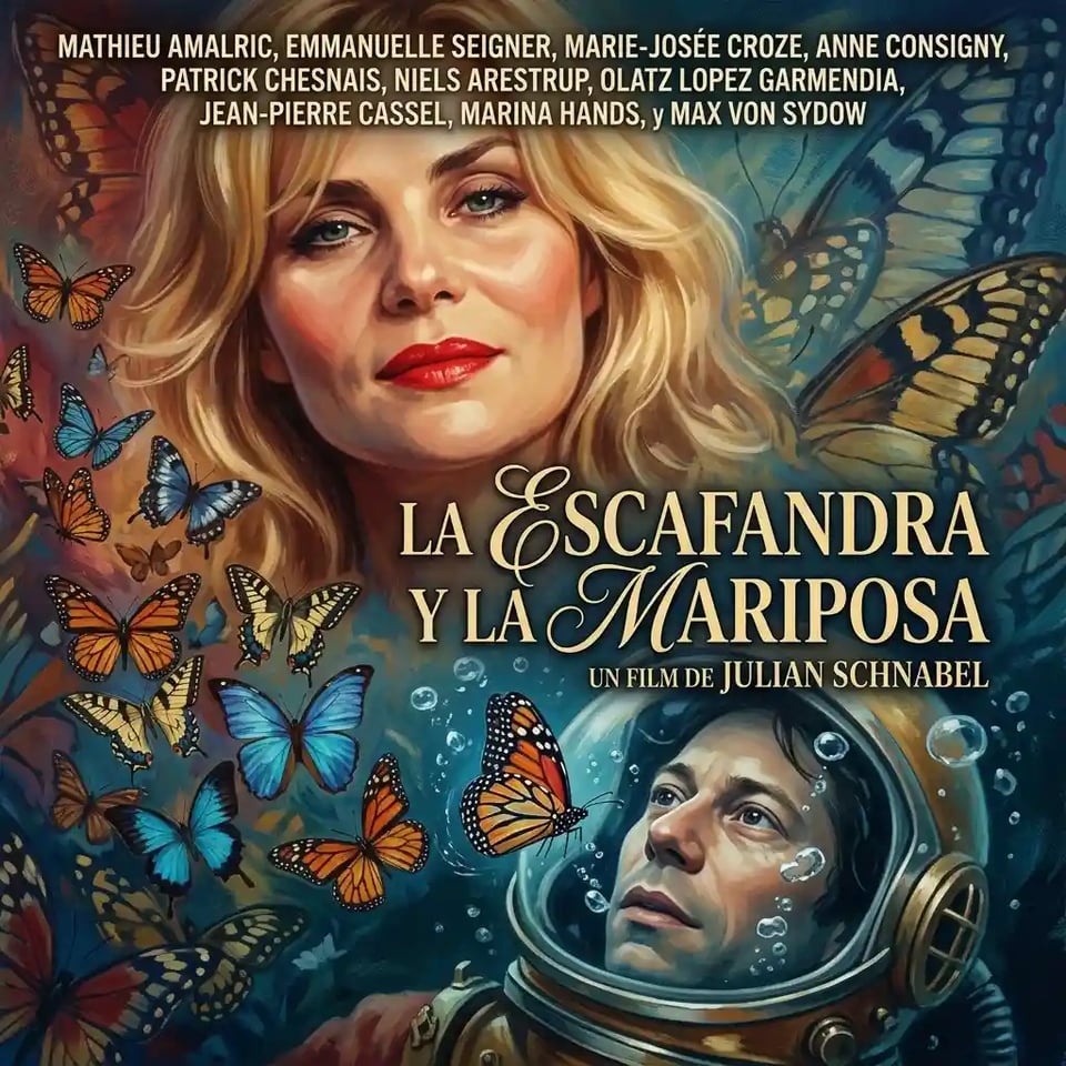 La Escafandra y la Mariposa es de esas películas que tenés que ver estando bien de ánimo, o bien preparándote para la Eutanasia. Yo estaba más cerca de lo segundo cuando la ví, pero sobreviví y la puedo recomendar muchísimo con reservas.
