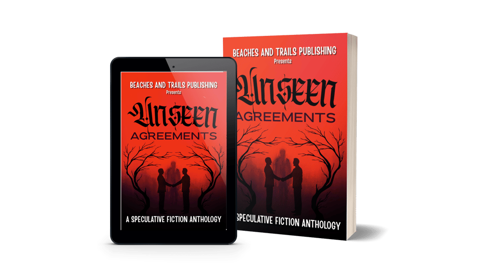 mock-up cover for Unseen Agreements anthology