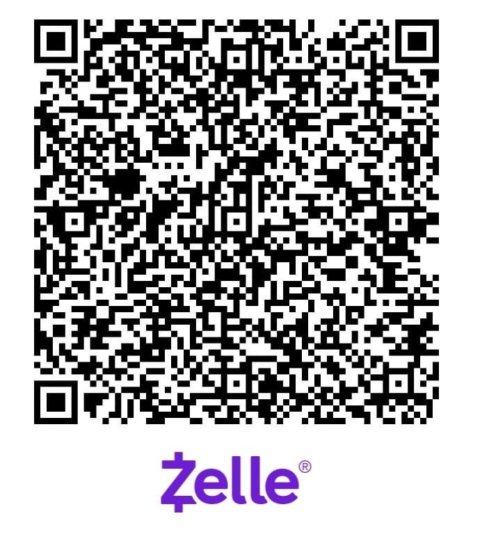 QR code for Zelle payment to Rita Deyoe-Chiullán