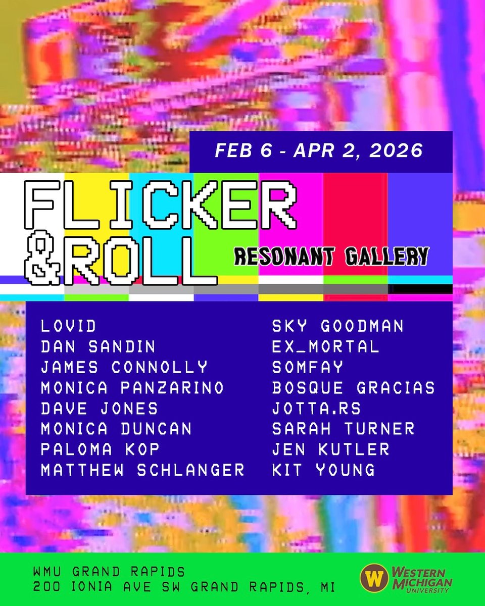 a poster for flicker and roll