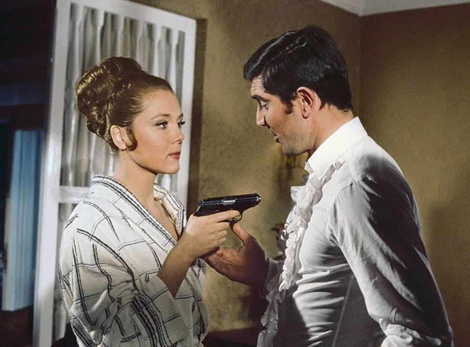 Still photo from "On Her Majesty's Secret Service."