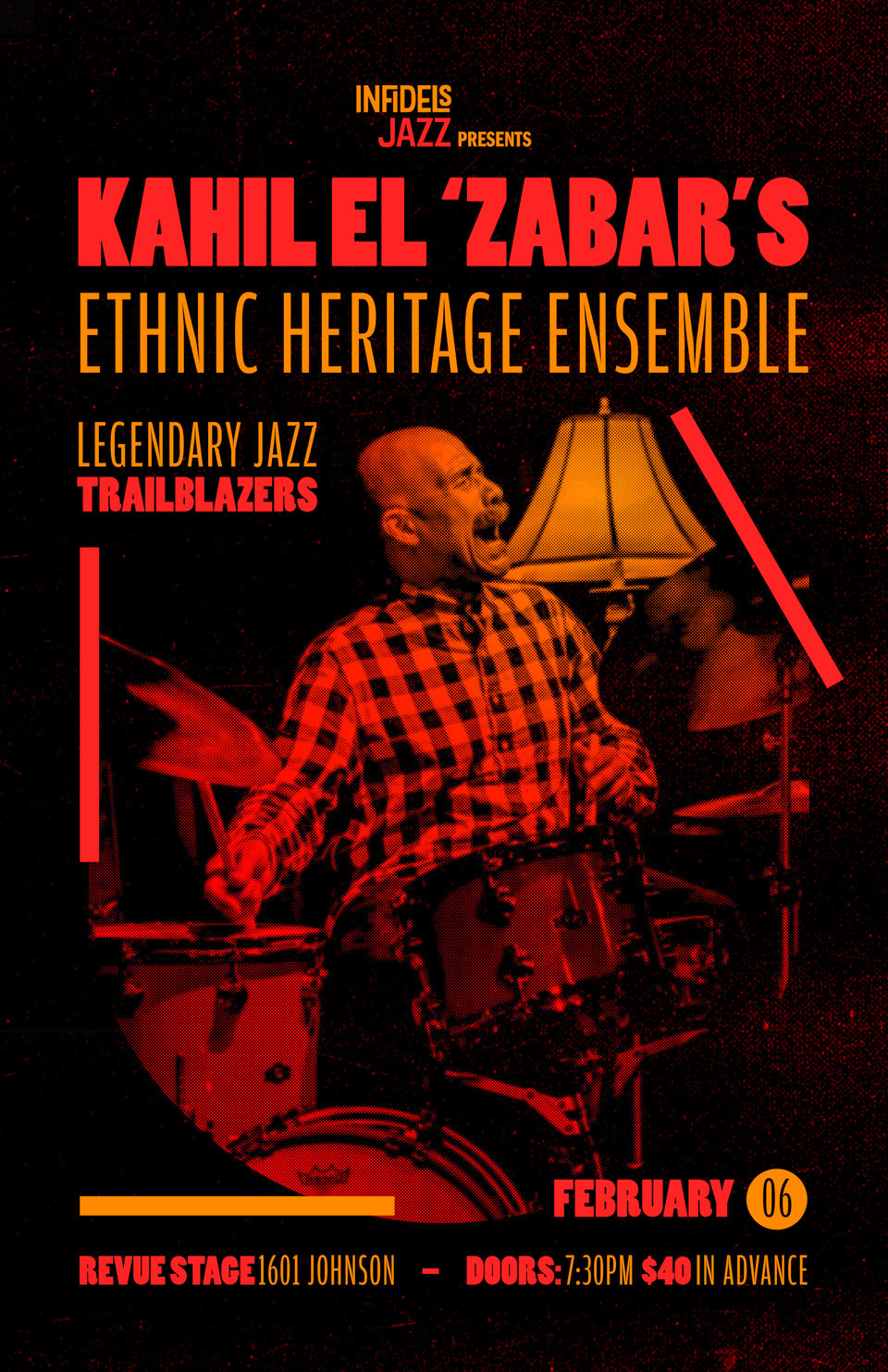 Kahil El ‘Zabar’s Ethnic Heritage Ensemble at the Revue Stage