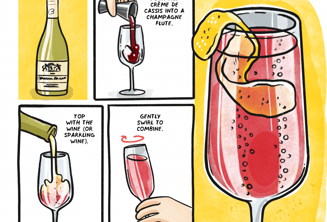 Recipe: Kir and Kir Royal