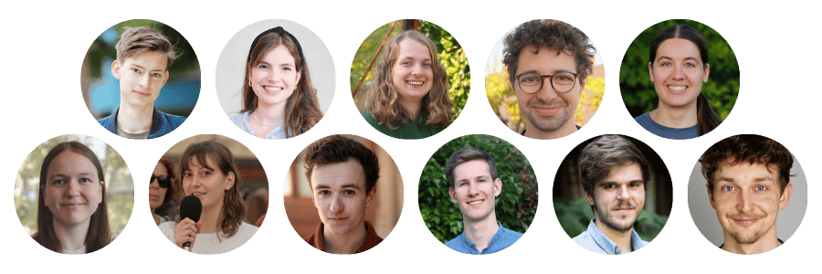 Team des Klimadashboards: Portraitfotos der Mitglieder