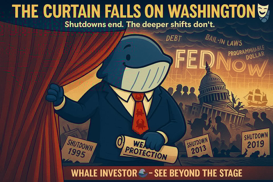 whale investor revealing shutdown