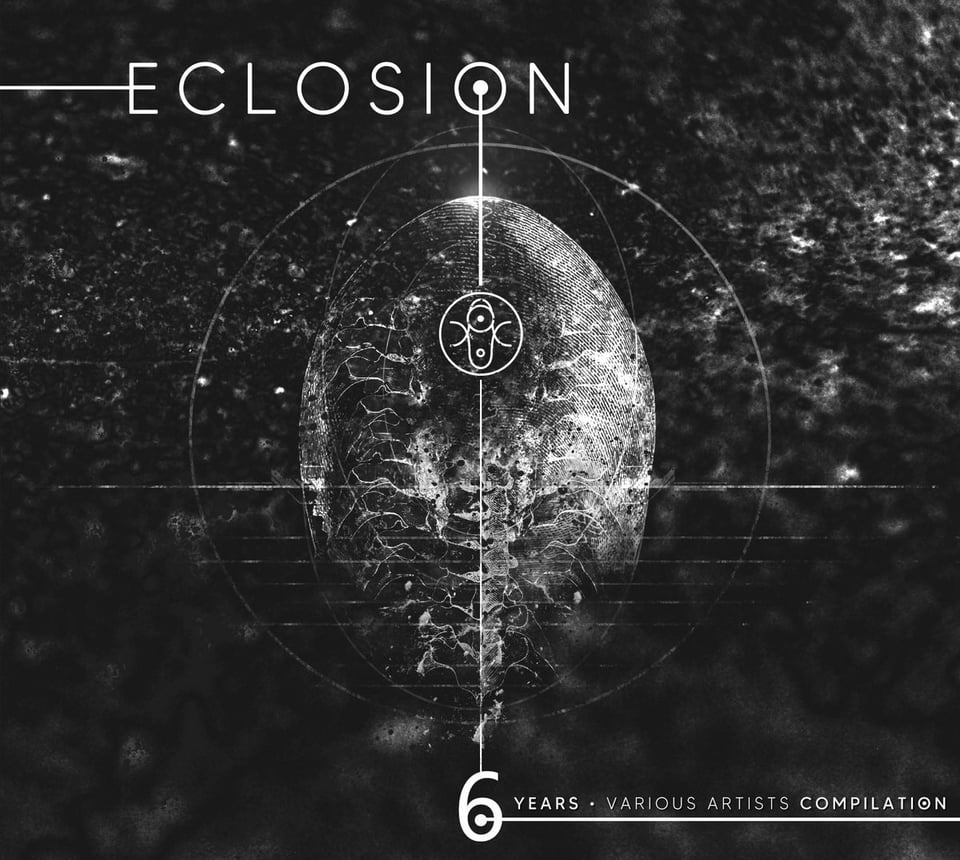 Album cover, text reads: ECLOSION - 6 YEARS - VARIOUS ARTISTS COMPILATION