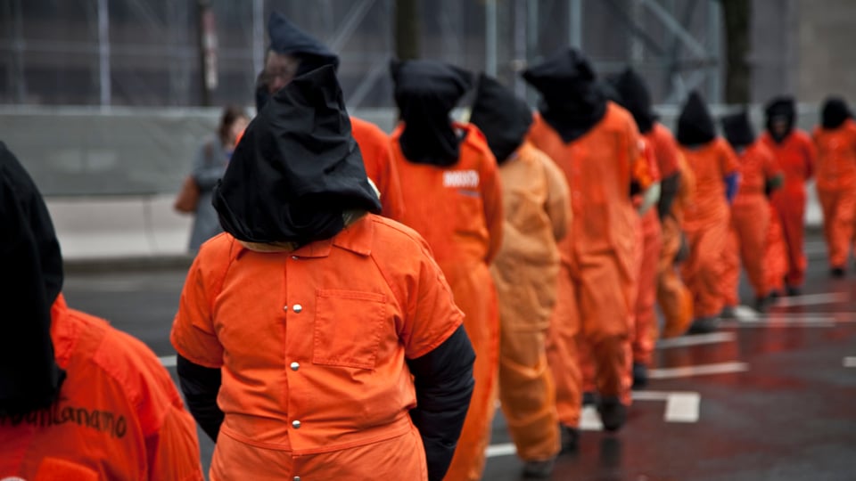 Detainees at Guantanamo Bay