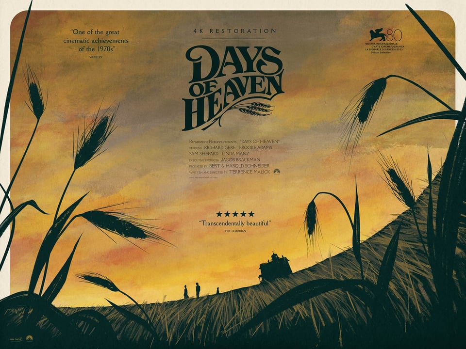 Poster for "Days of Heaven."