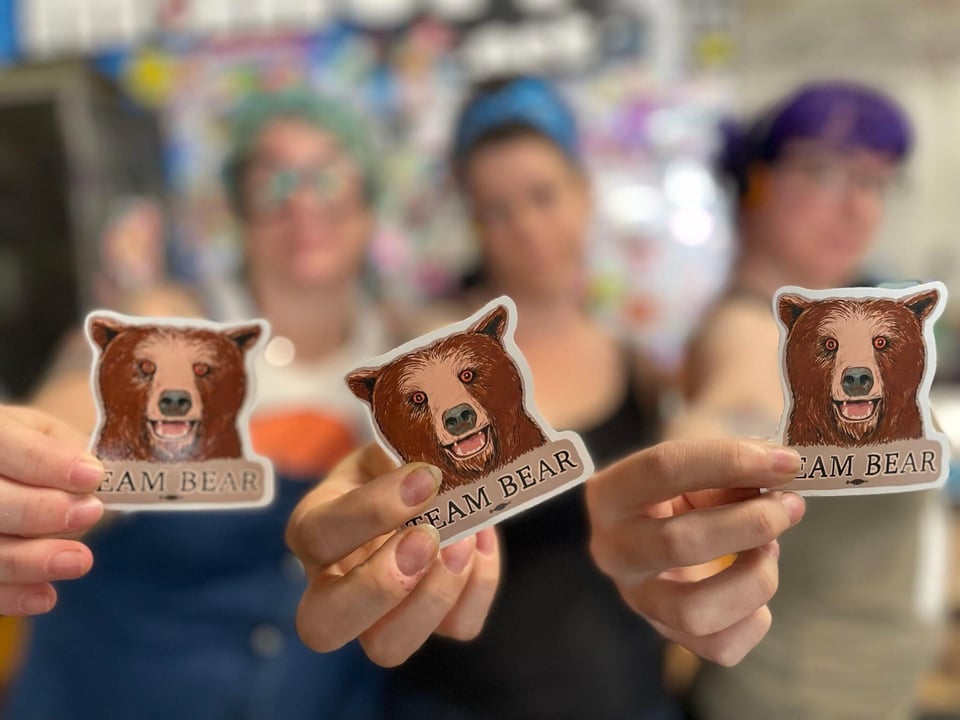 Photo of excellent bear stickers