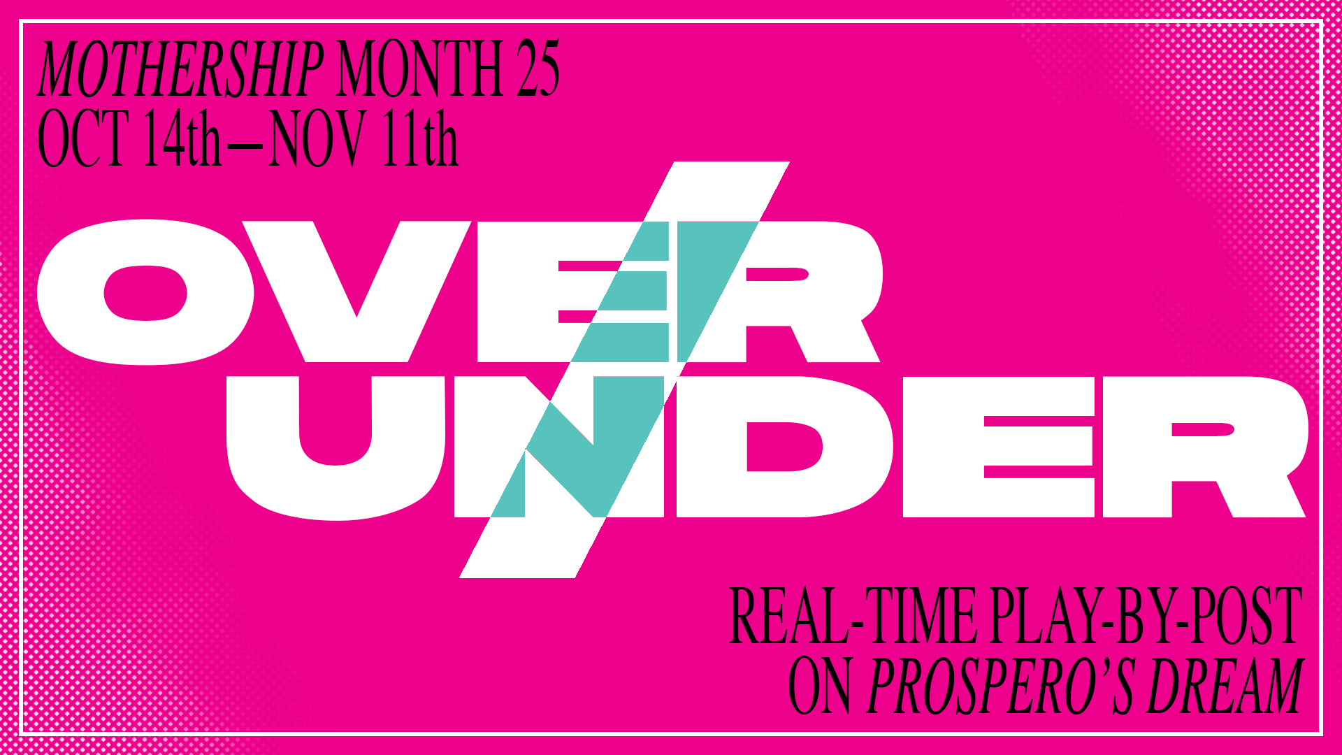 Guest Post: On OVER/UNDER, by Our Man In California 