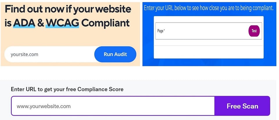 a website that has a complaint form on it