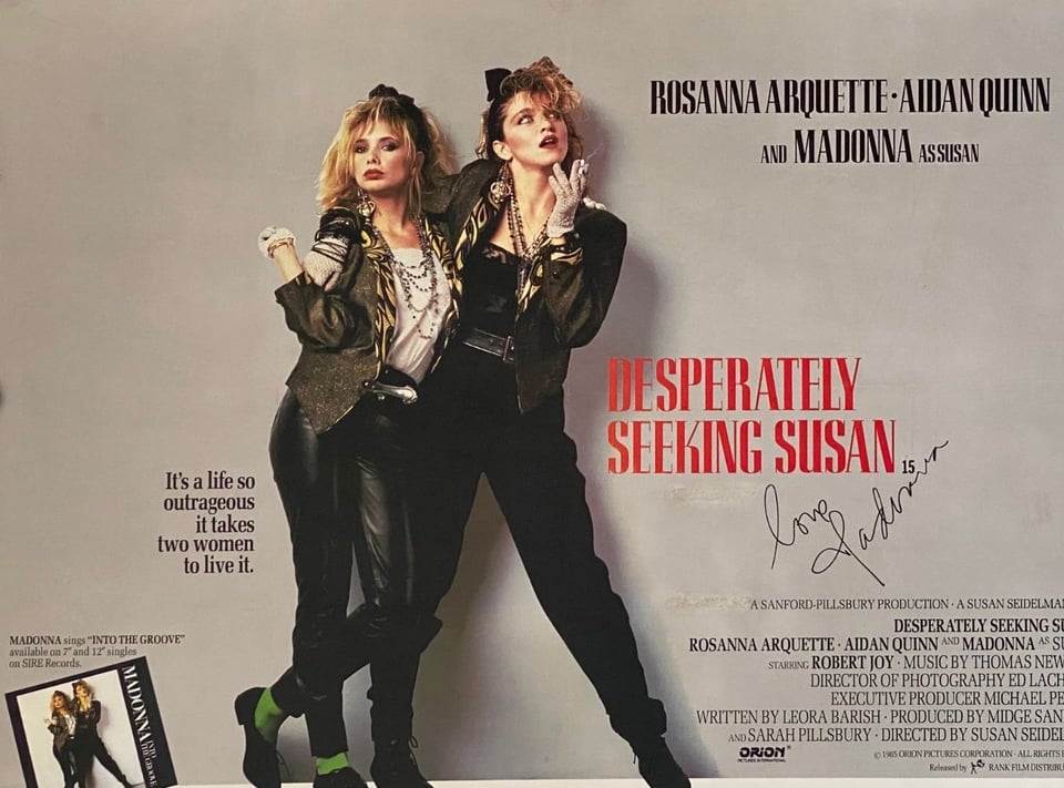 Poster for "Desperately Seeking Susan."