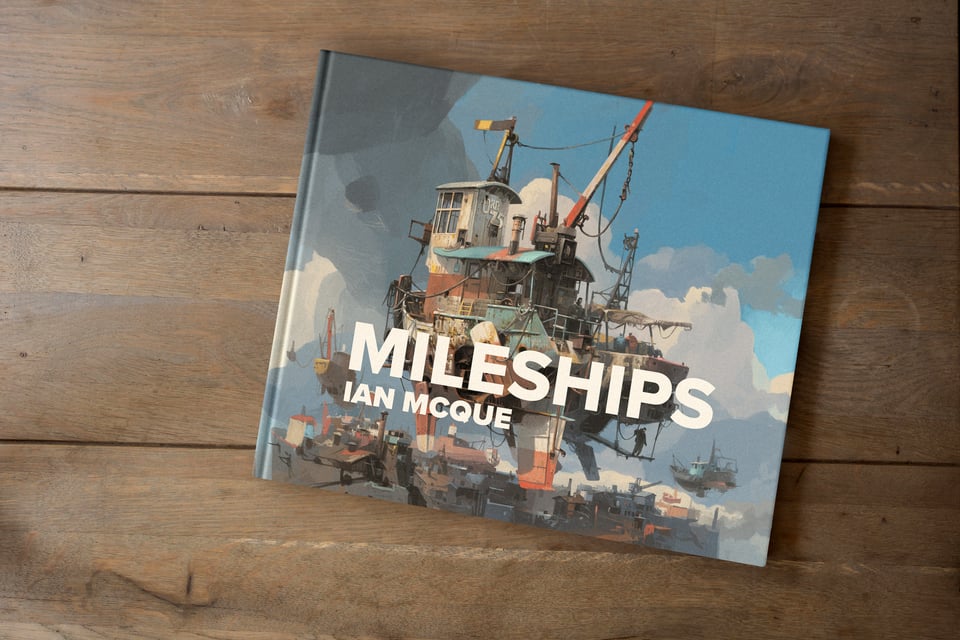 MILESHIPS: a narrative artbook by Ian McQue (with Jim Rossignol)
