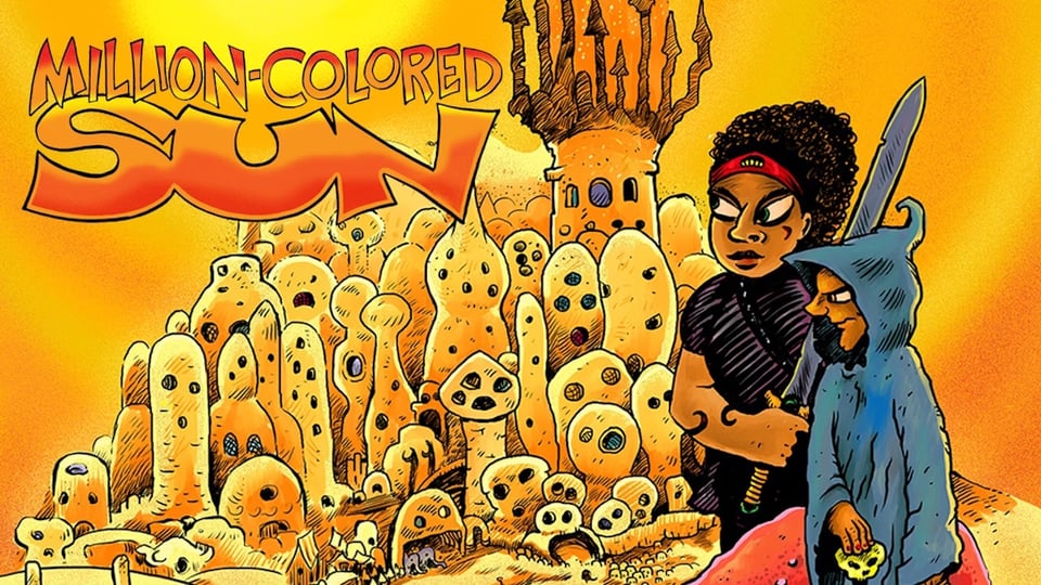 Million-Colored Sun banner by James West