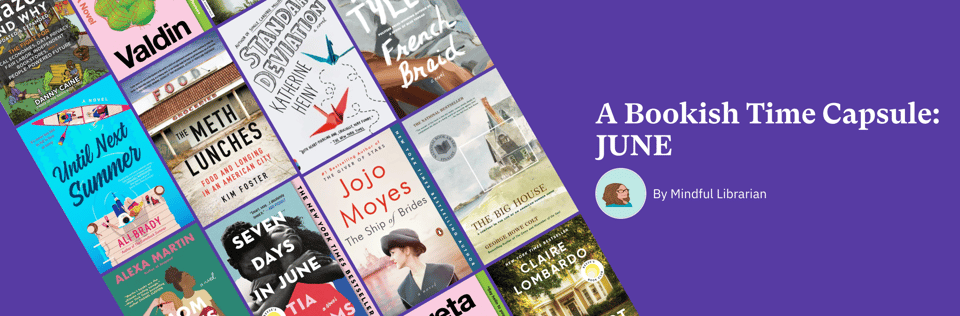 Bookshop.org header for A Bookish Time Capsule: June collection