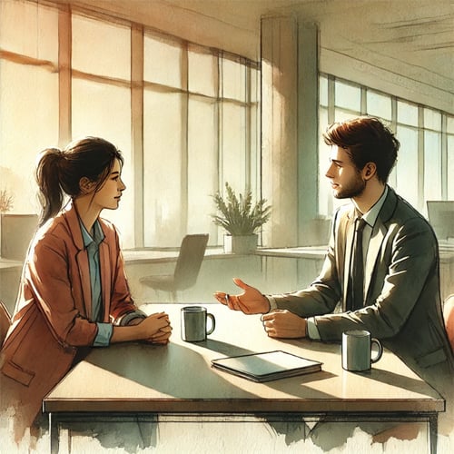 People talking