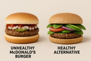 healthy mcdonalds burger