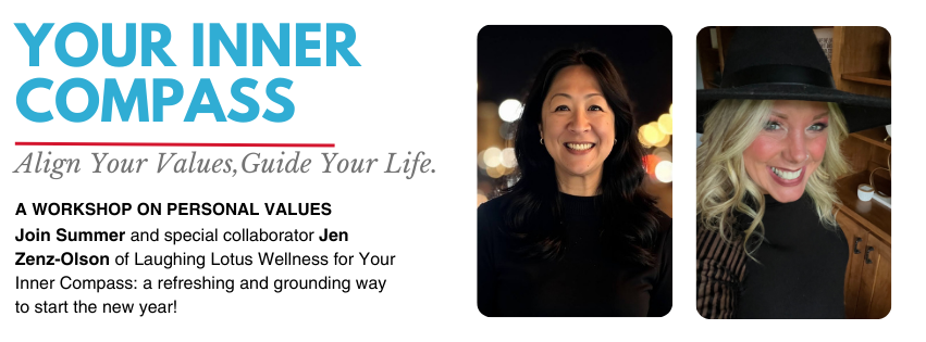 a promotional image for the Inner Compass values workshop