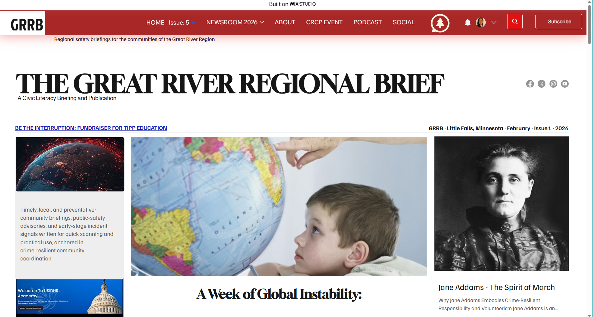 GRRB: Global Instability and Local Strength