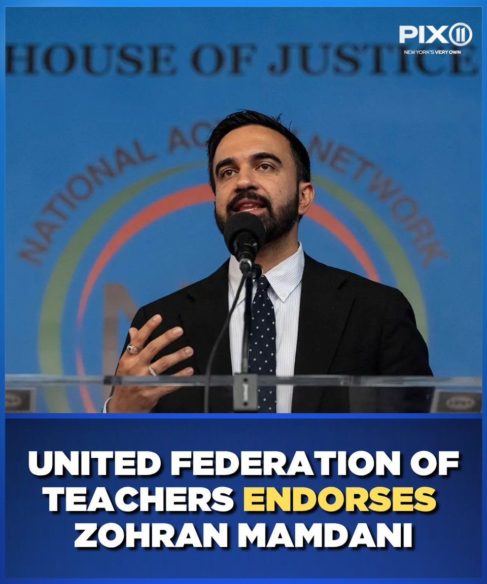 The United Federation of Teachers endorsed Mamdani