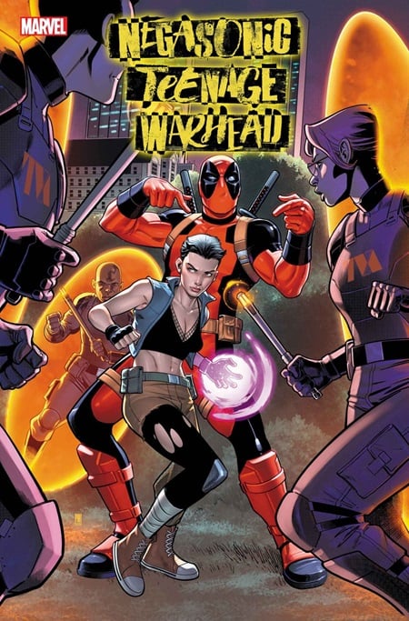 Deadpool and Negasonic Teenage Warhead face off against the Time Variance Authority!