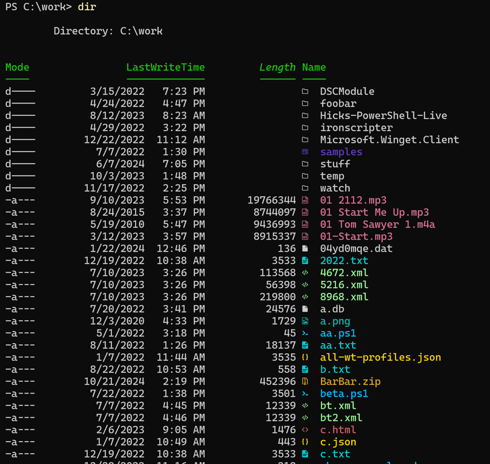 Terminal Icons