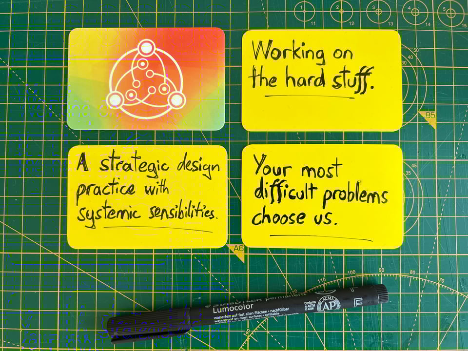 Smithery - a strategic design practice with systemic sensibilities