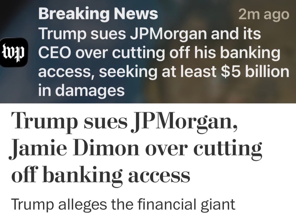 Trump sues everyone sometime.