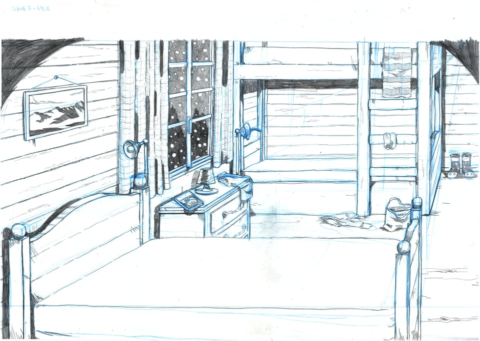 Same picture with high contrast/luminosity. Now the white is white and the blue very noticeable