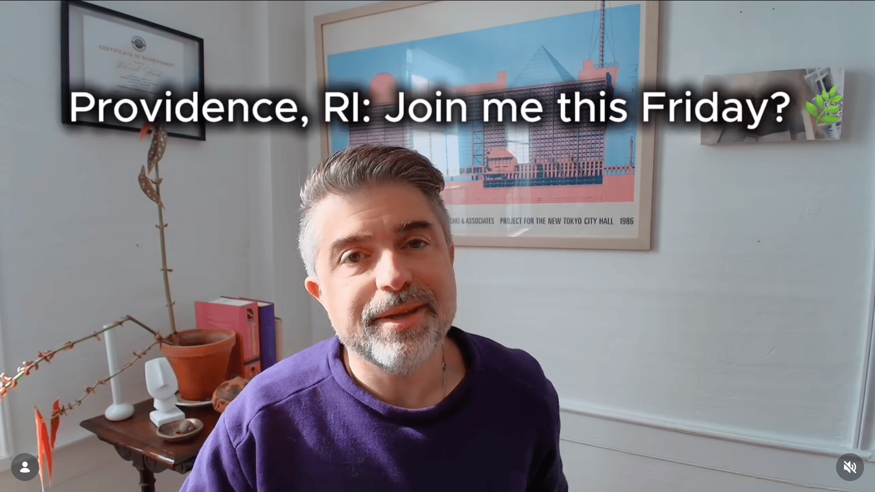 An invitation for Friday, and a thought on February