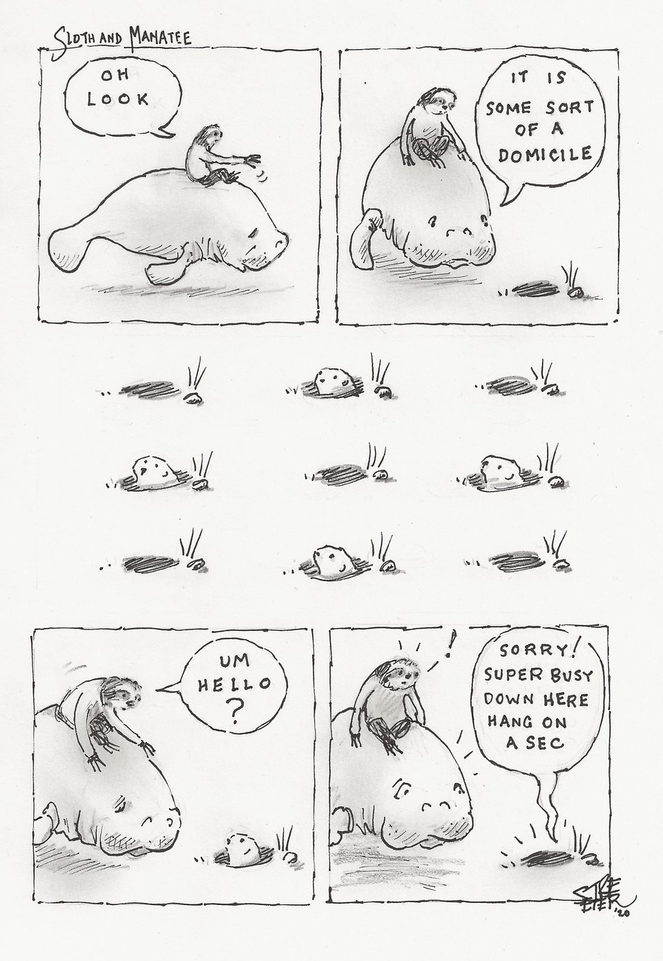 On Digging a Hole