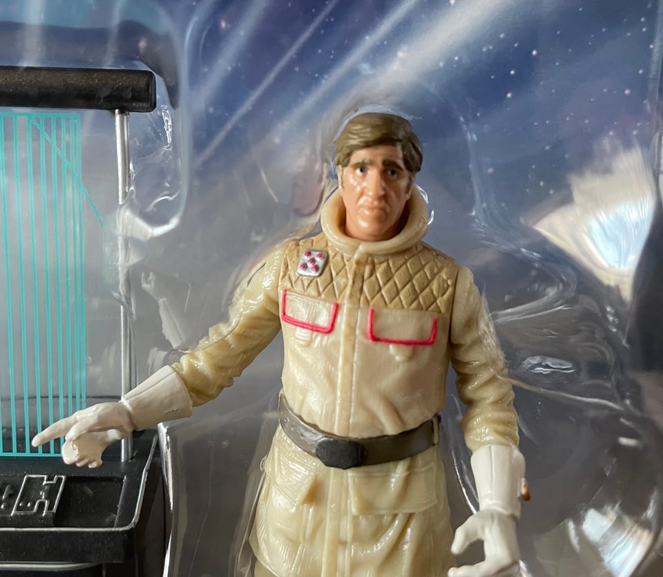 A closer shot of General Rieekan's exhausted face