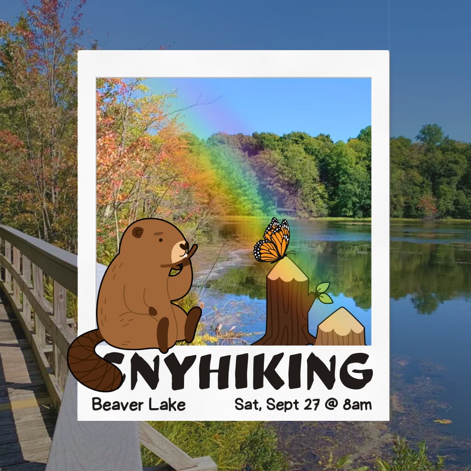 Upcoming hike at Beaver Lake Nature Center, Saturday September 27th at 8 AM