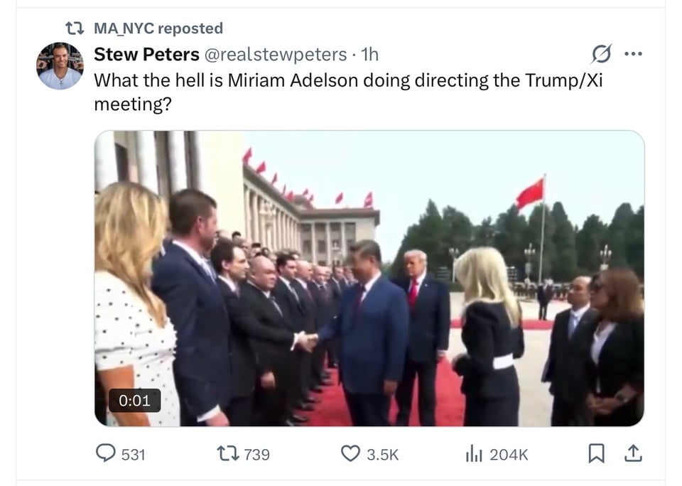 Miriam Adelson is a lone Trump woman boss in China