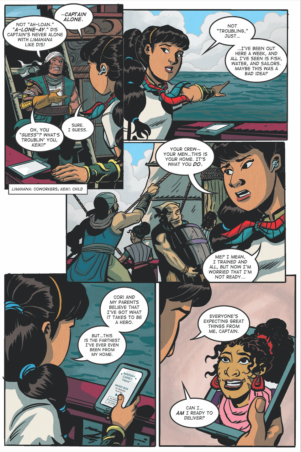 a comics page from the Savor comic book short being featured in Pots and Panels, an upcoming cooking comic book anthology