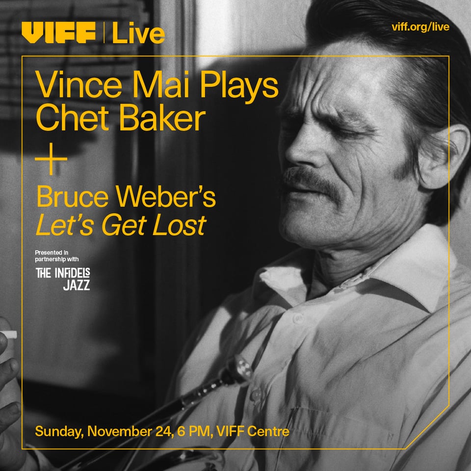 Vince Mai plays Chet Baker at VIFF Centre